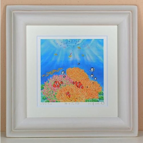 Amazon.co.jp: 栗乃木ハルミ（くりのきはるみ）・海の花畑（絵画・版画